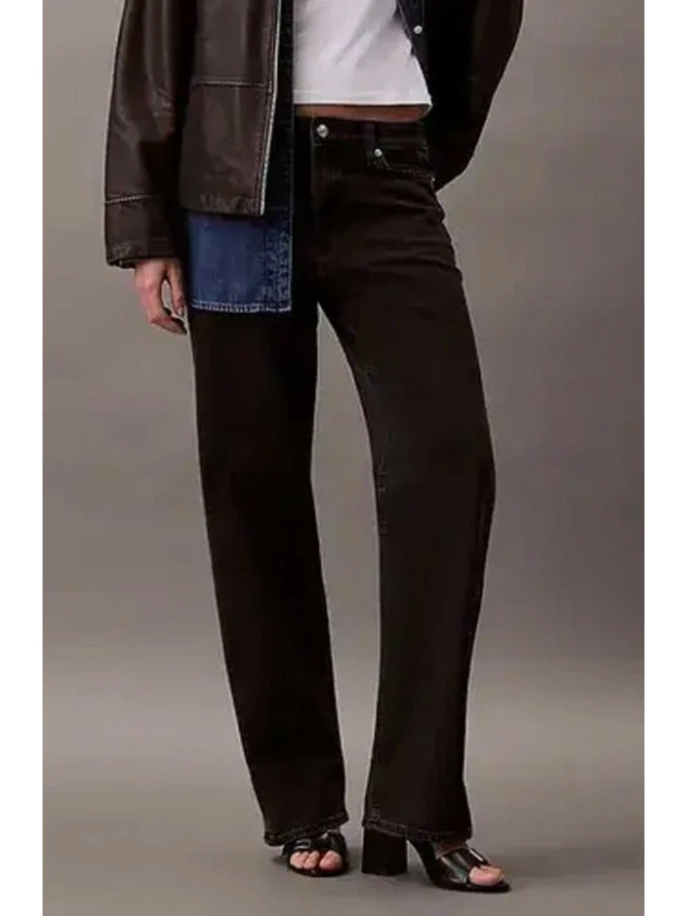 Calvin Klein Jeans 90s Straight Jeans Essential Black W 27